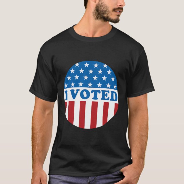 T-shirt J'ai voté Sticker (Devant)