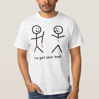 T-shirt J'ai votre dos - l'horreur