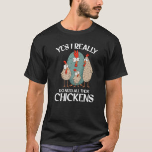T-shirt J'Ai Vraiment Besoin De Tous Ces Animaux De Ferme