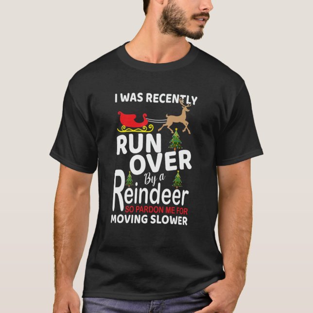 T-shirt J'Ai Vraiment Été Renversé Par Un Vêtement De Rind (Devant)