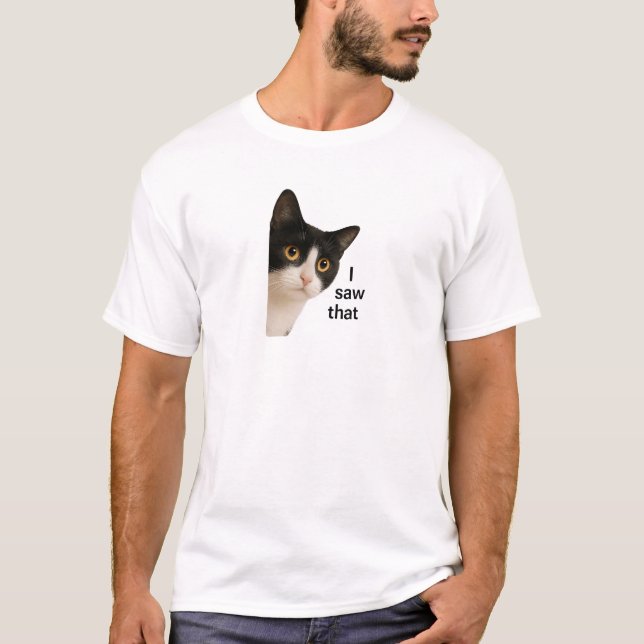 T-shirt J'Ai Vu Ça - Cat Peek (Devant)