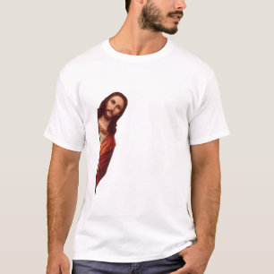 T-shirt J'Ai Vu Ça, Jésus Regardant, J'Ai Vu Que Jésus Mèm