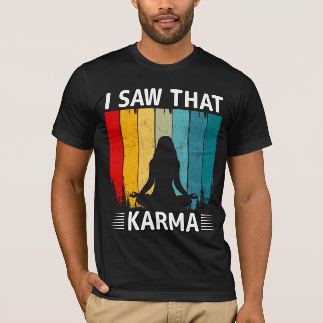 T-shirt J'ai vu ce karma (Devant)