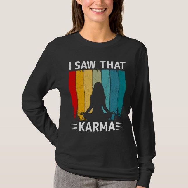 T-shirt J'ai vu ce karma (Devant)