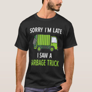 T-shirt J'ai vu des ordures de camion costume de recyclage