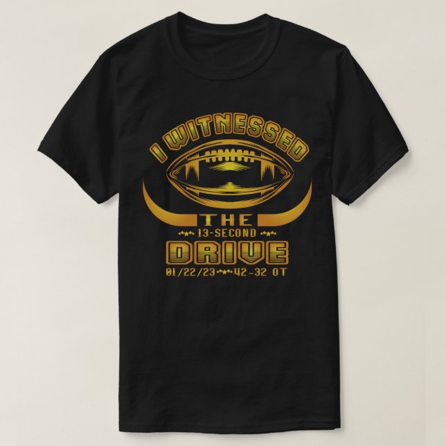 T-shirt J'Ai Vu La 13 Second Drive (Design devant)