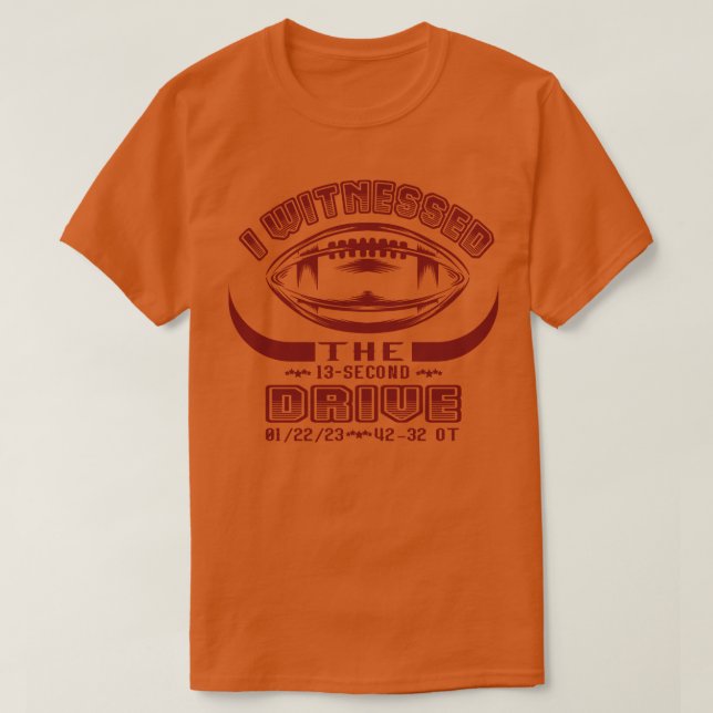 T-shirt J'Ai Vu La 13 Second Drive 5 (Design devant)