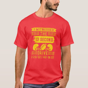 T-shirt J'Ai Vu La 13 Second Drive, Funny Football Qu