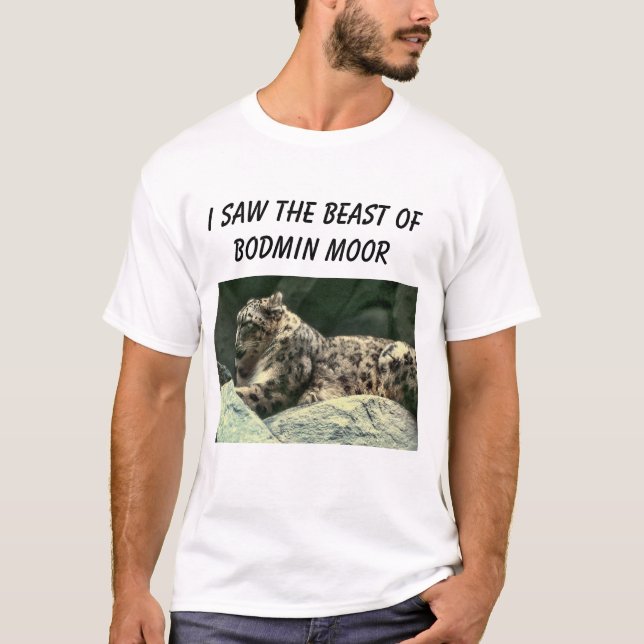T-shirt J'ai vu la bête de Bodmin Moor (Devant)