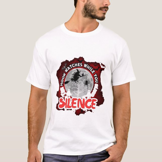 T-shirt J'ai vu la lune pendant que vous dormiez (Devant)