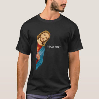 T-shirt J'ai vu que Jésus chrétien hommes femmes 1