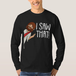 T-shirt J'Ai Vu Que Jésus Noël Mème Drôle Religieux Ch