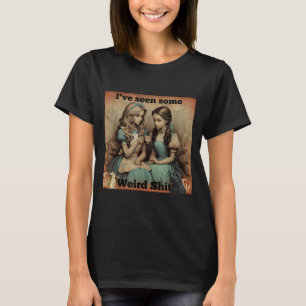 T-shirt J'ai vu une citation sarcastique drôle bizarre