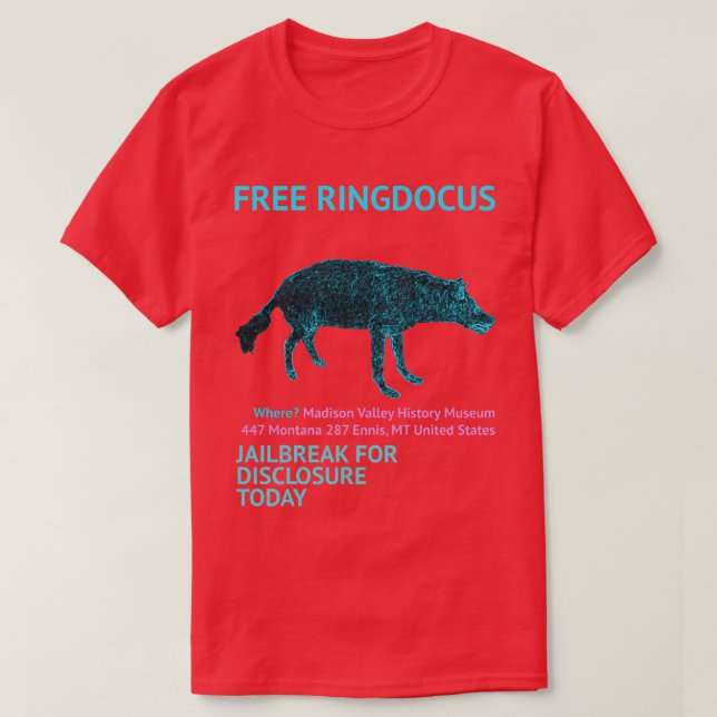 T-shirt jailbreak ringdocus - alan s. tofighi (Design devant)