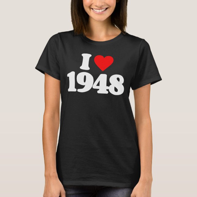 T-SHIRT J'AIME 1948 (Devant)