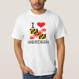 T-shirt J'aime Aberdeen le Maryland