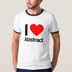 T-shirt j'aime abstrait