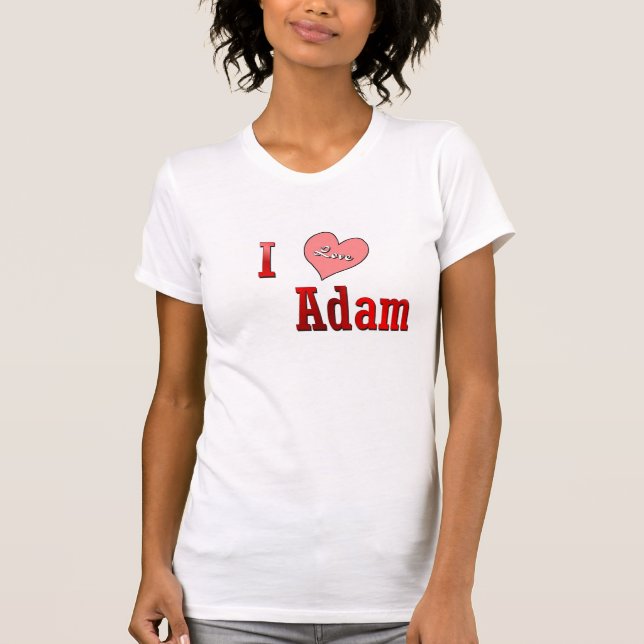 T-shirt J'aime Adam (Devant)