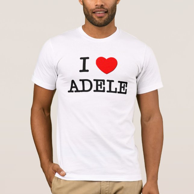 T-shirt J'aime Adele (Devant)