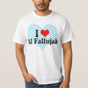 T-shirt J'aime Al Fallujah, Irak