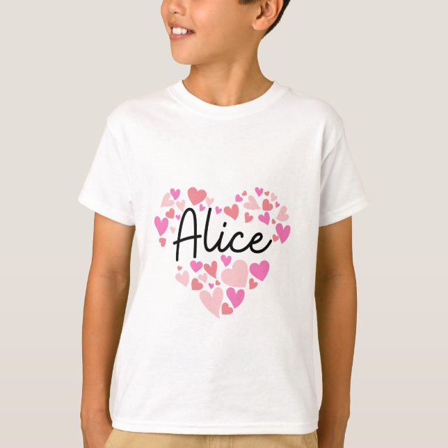 T-shirt J'aime Alice (Devant)