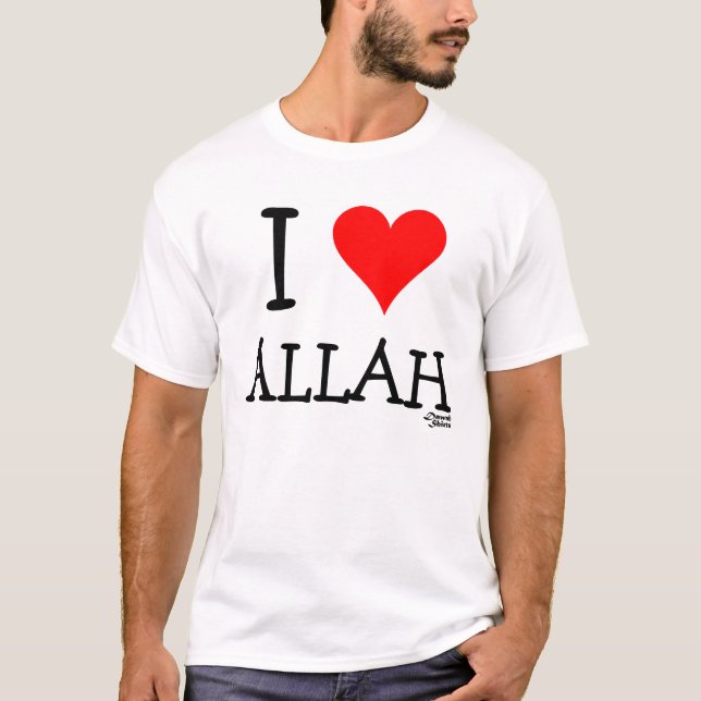 T-shirt J'aime Allah (Devant)
