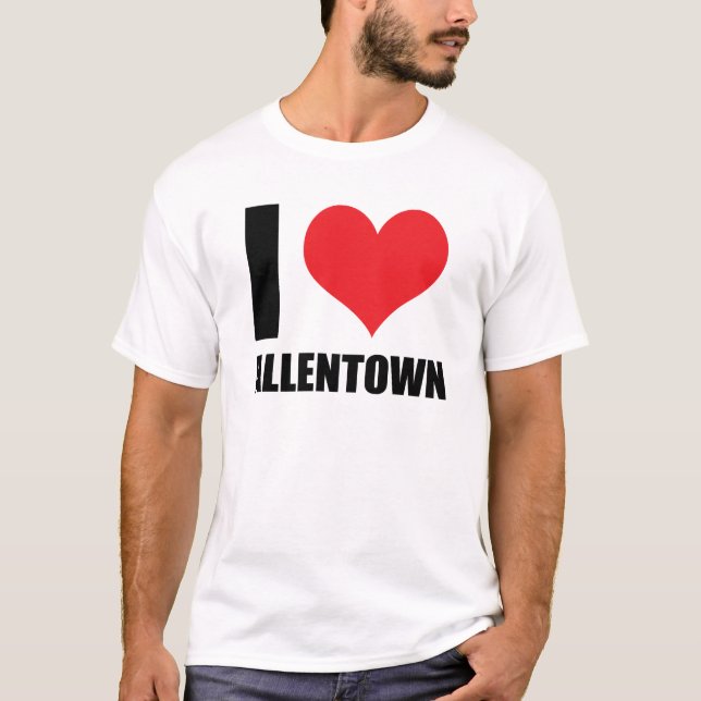 T-shirt J'aime Allentown (Devant)