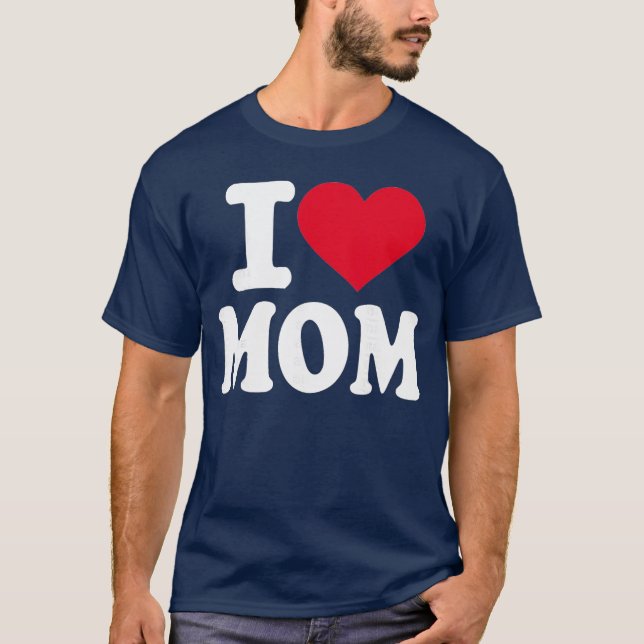 T-shirt J'aime amie maman (Devant)
