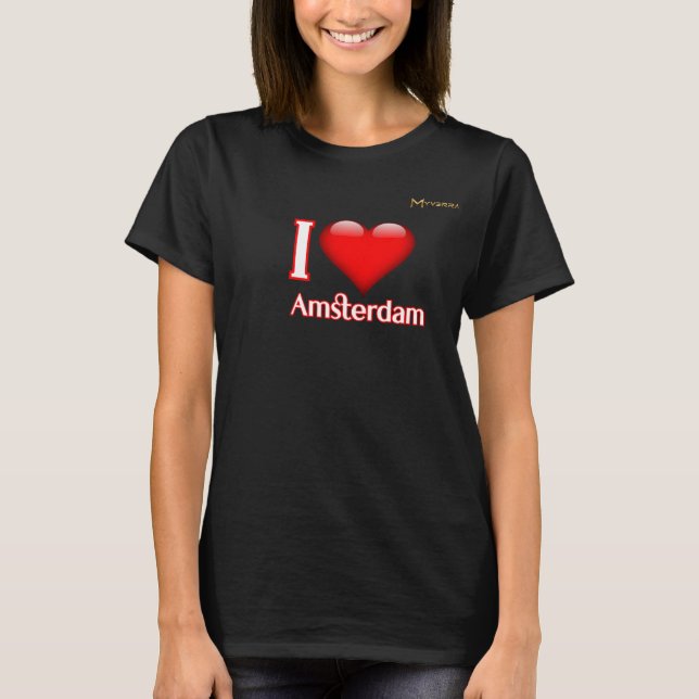 T-shirt J'aime Amsterdam (Devant)
