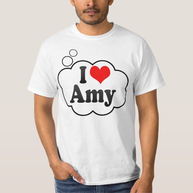 T-shirt J'aime Amy (Devant)