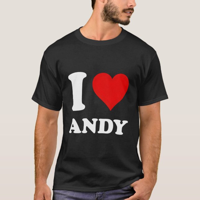 T-shirt J'aime Andi (Devant)