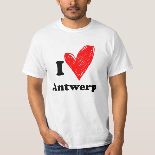 T-shirt J'aime Anvers T Shirt (Devant)