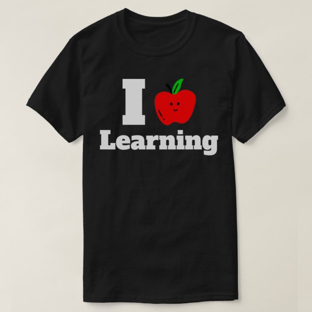 T-shirt J'aime apprendre 2 (Design devant)