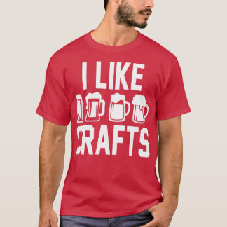 T-shirt J'aime artisanat bière artisanale T