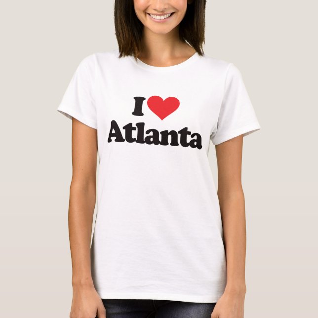 T-shirt J'aime Atlanta (Devant)