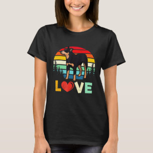 T-shirt J'aime Australian Cattle Dog Red Blue Heeler Maman