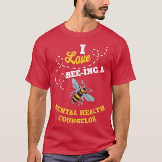 T-shirt J'Aime Avoir Été Dans Un Conseiller En Santé Menta