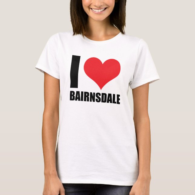 T-shirt J'aime Bairnsdale (Devant)