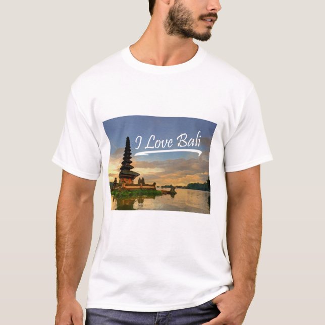 T-shirt J'aime Bali (Devant)