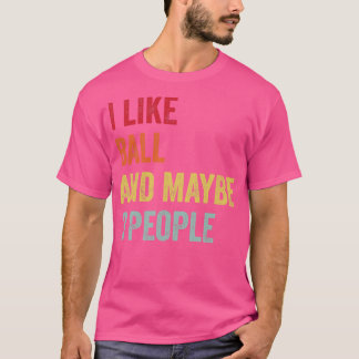 T-shirt J'Aime Ball Peut-Être 3 Personnes