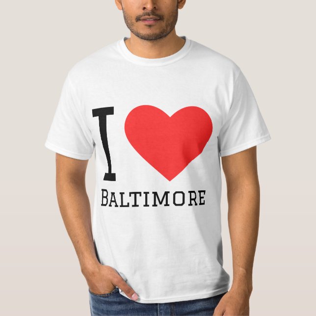 T-shirt J'aime Baltimore (Devant)