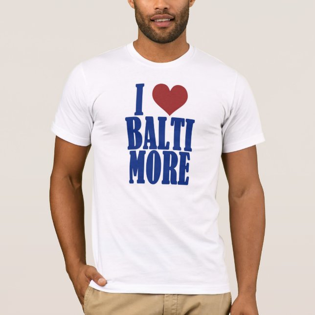 T-shirt J'aime Baltimore (Devant)