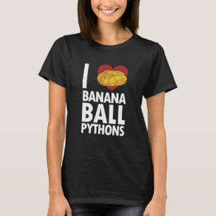 T-shirt J'aime Banana Ball Pythons Pythonidae Banana Ball