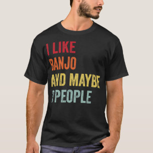 T-shirt J'Aime Banjo Peut-Être 3 Personnes