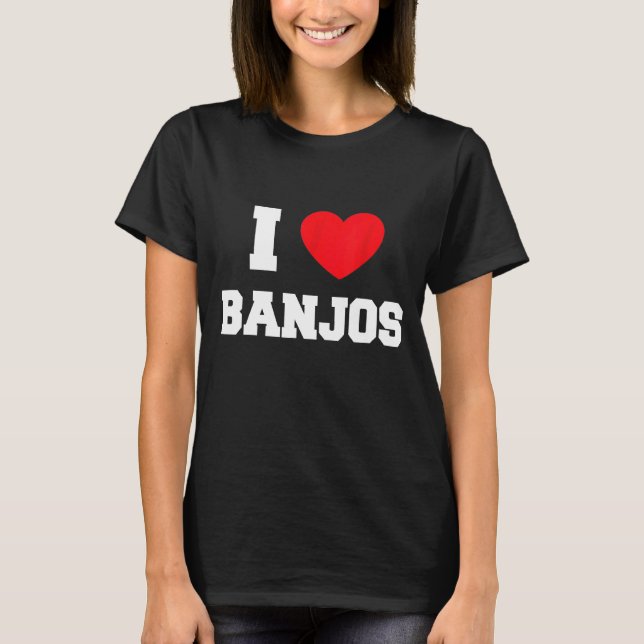 T-shirt J'aime Banjos (Devant)