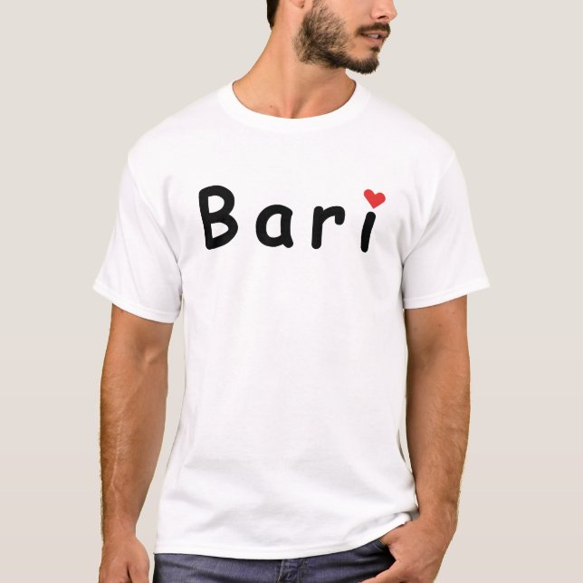 T-shirt J'aime Bari (Devant)