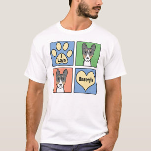 T-shirt J'aime Basenjis