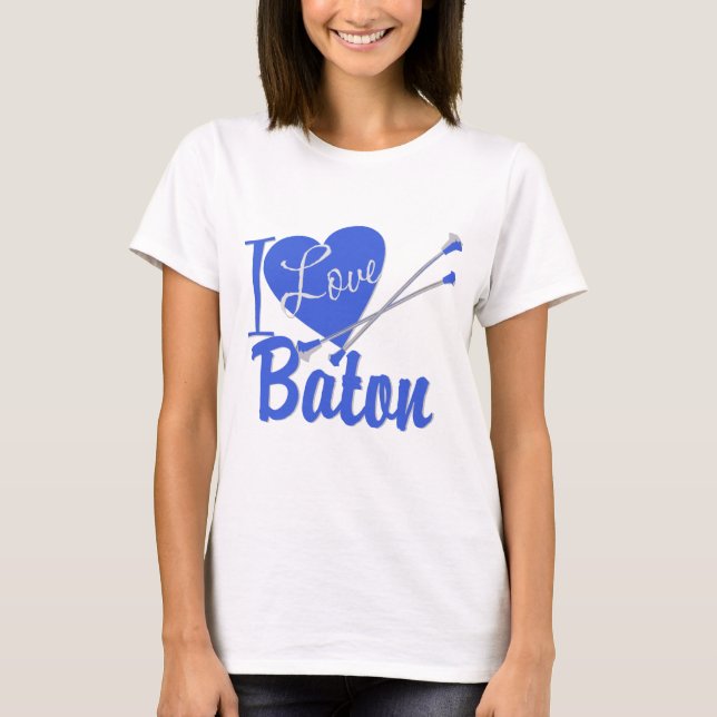 T-shirt J'aime Baton (Devant)