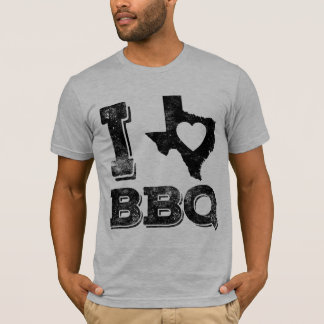 T-shirt J'aime BBQ 2 du Texas