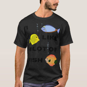 T-shirt J'aime beaucoup la conscience du poisson